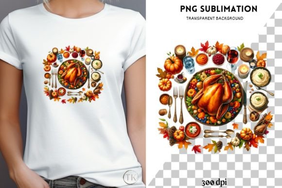 Download Thanksgiving Table Decor PNG Digital - Thanksgiving table decor Collection