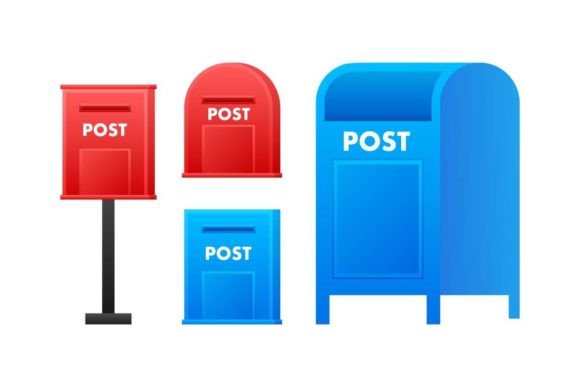 Download Set Mail Box, Post Mailbox. Vector Stock - Mail Collection