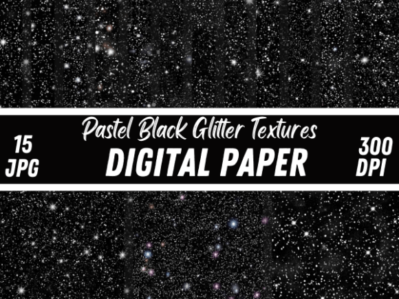 Download Pastel Black Glitter Paper Backgrounds - Premium Resources