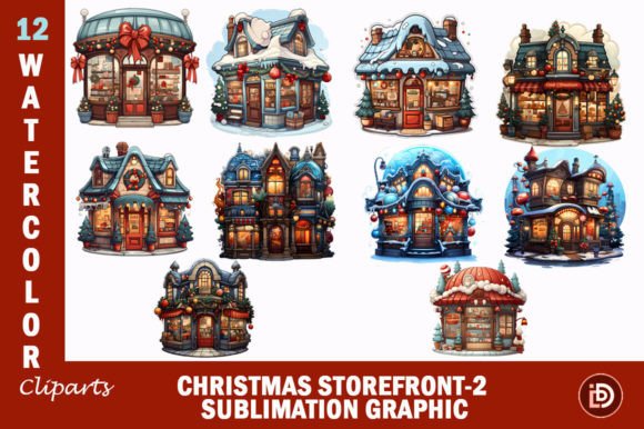 Download Christmas Storefront-2 Sublimation - Storefront Collection