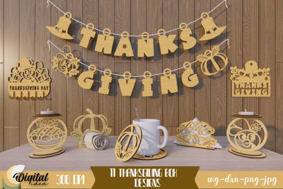 Download Thanksgiving Table Decor Set Bundle - Thanksgiving table decor Collection