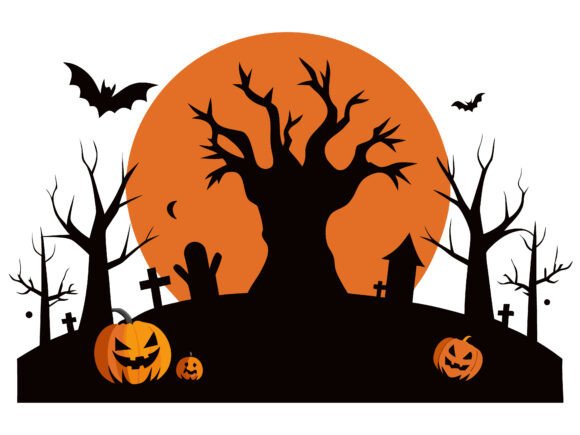 Download Halloween Landscape Horror Elements SVG - Landscape Collection